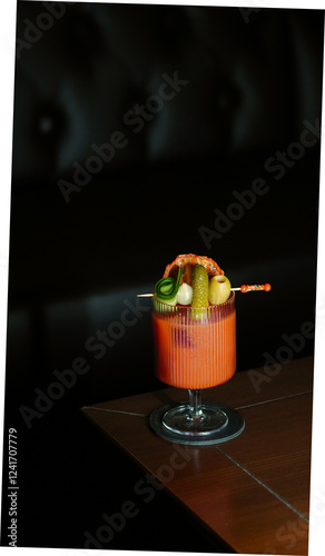 bloody marry cocktail