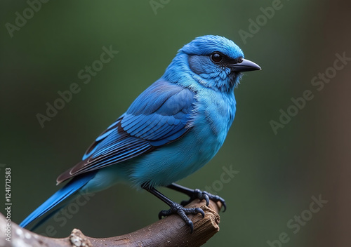 vibrant blue bird charm captured ultra high definition image striking photo