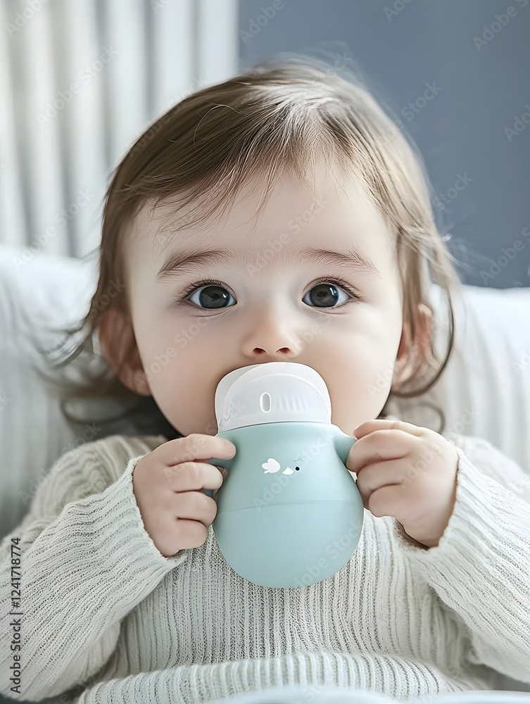Soft Silicone Baby Bottle for Comfortable Newborn Feeding Soft Silicone Baby Bottle for Comfortable Newborn Feeding