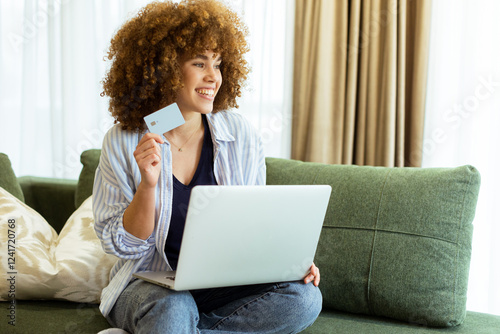 Engaging in online shopping...