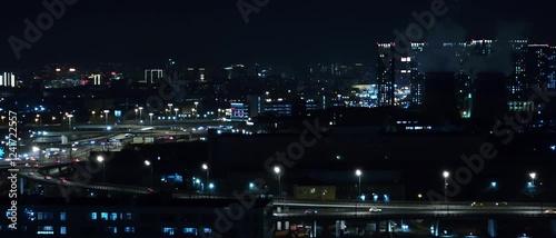 night view of the city