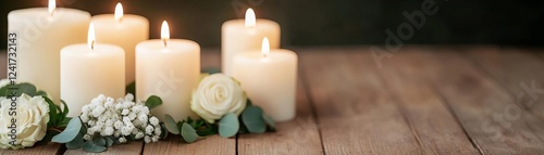 Romantic candlelight wedding