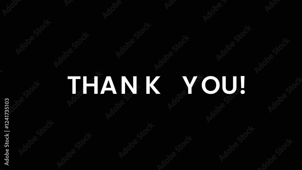 thank you text animation thank you text animation