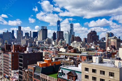 Usa, New York. View from the New Museum on the Bowery, Liberty Tower, far center. photo