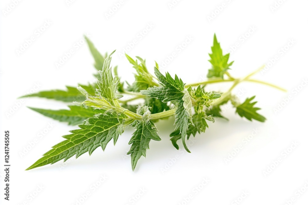 A detailed view of a plant on a white background A detailed view of a plant on a white background