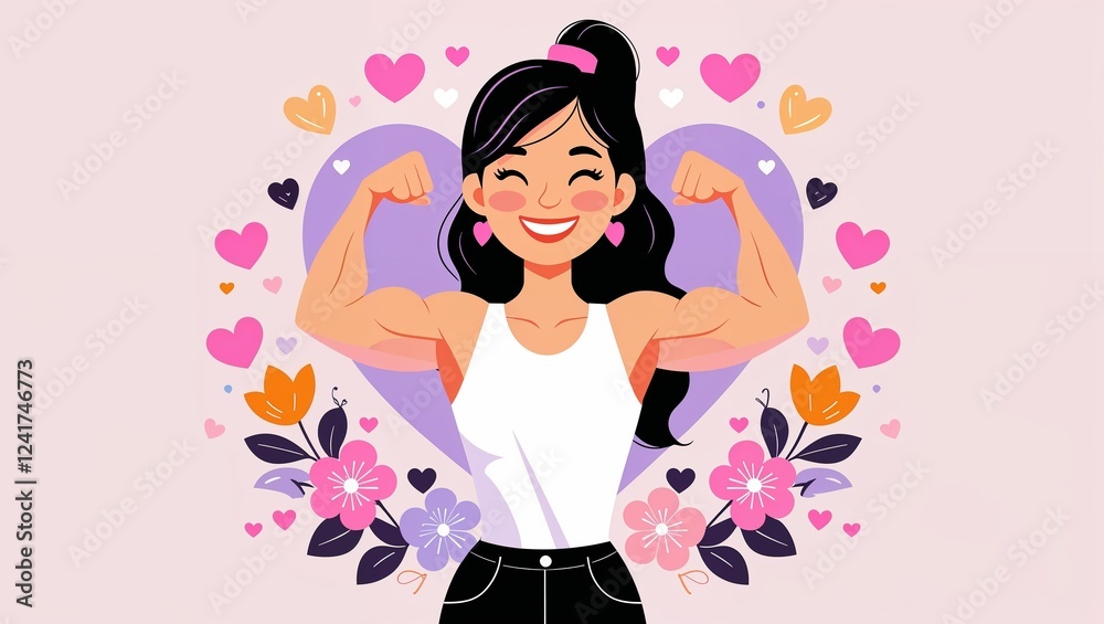 Happy 8 March International Women's Day, successful woman, woman at work, mother's day, diversity, feminism, beauty of women, strong woman Happy 8 March International Women's Day, successful woman, woman at work, mother's day, diversity, feminism, beauty of women, strong woman
