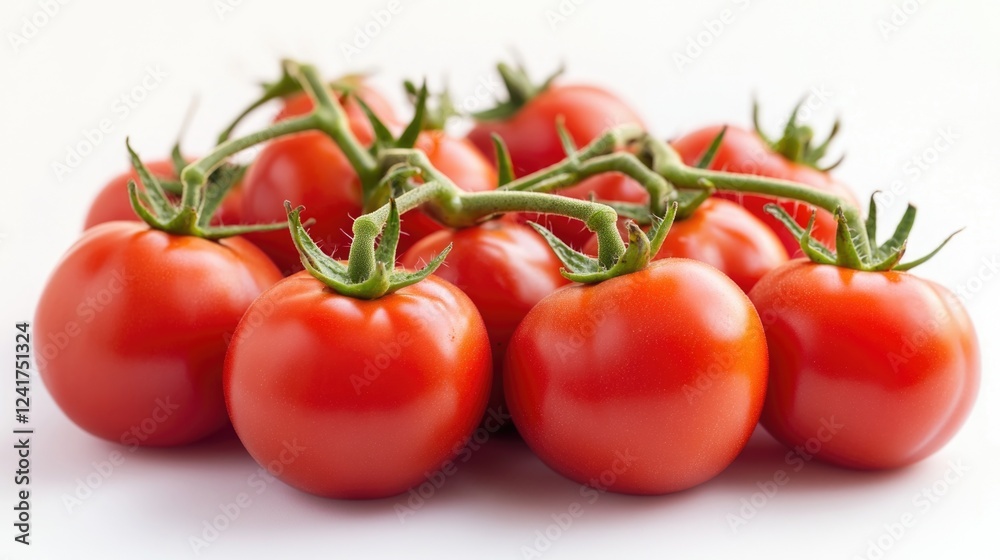 A pyramid of ripe tomatoes, great for illustration or editorial use in articles about farming, cooking, or nutrition A pyramid of ripe tomatoes, great for illustration or editorial use in articles about farming, cooking, or nutrition