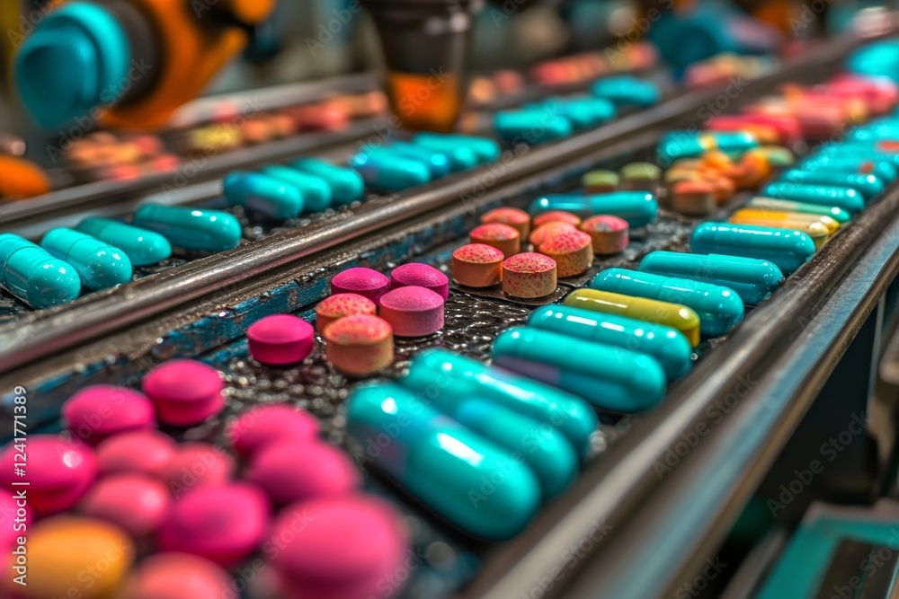 Robotic Capsule Sorting Pharmaceutical Conveyor System