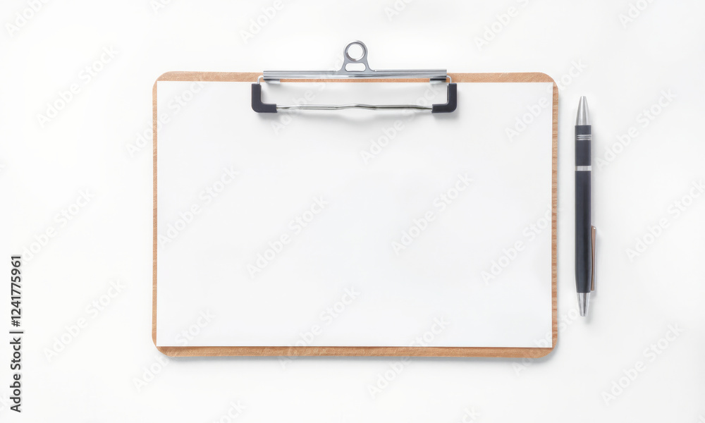 blank clipboard mockup with pen, ideal for presentations and notes. Perfect for showcasing designs or documents in clean, minimalistic style blank clipboard mockup with pen, ideal for presentations and notes. Perfect for showcasing designs or documents in clean, minimalistic style