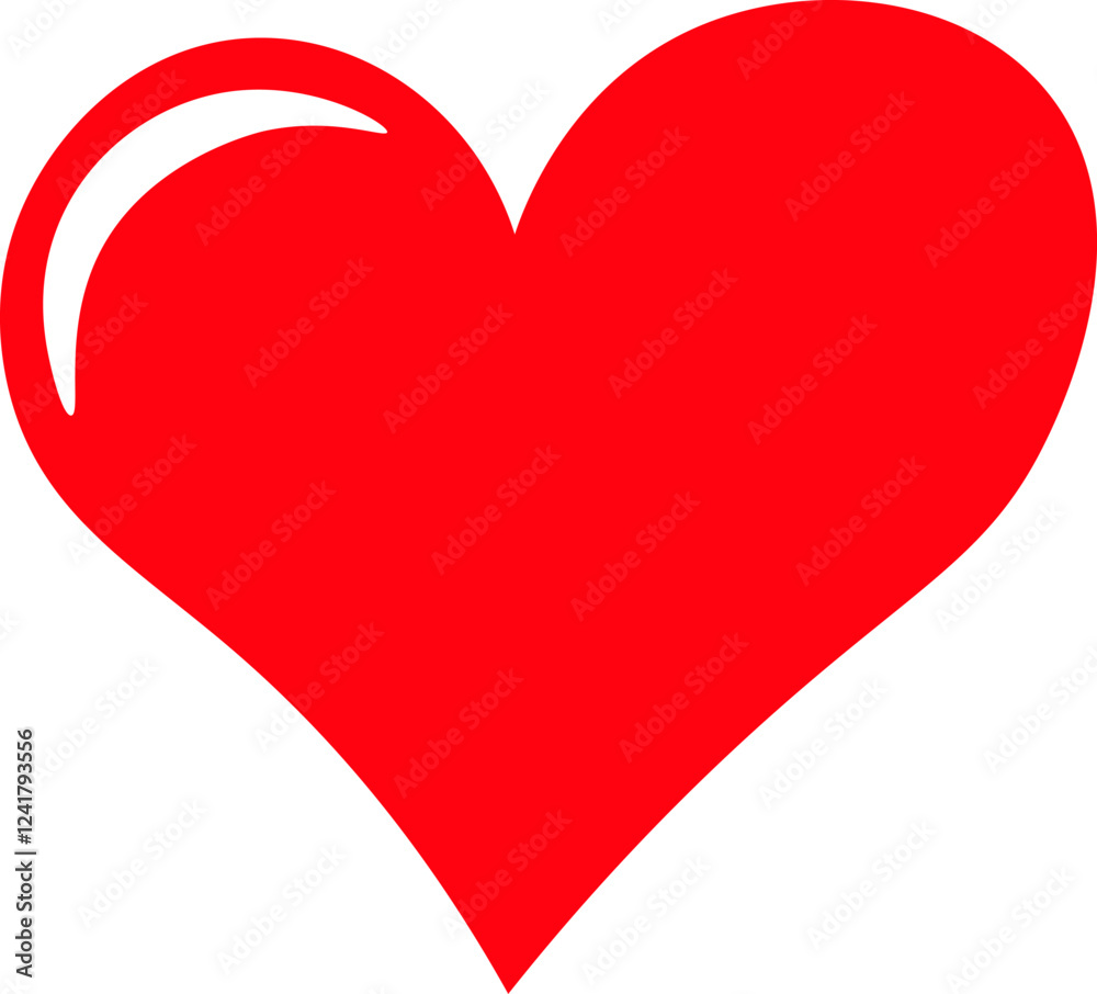 Heart shape symbol ,Heart icon, Heart icon for Valentine's day
