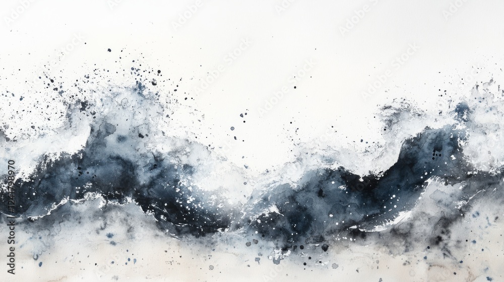 White watercolor paper with a textured surface can be used as a background. White watercolor paper with a textured surface can be used as a background.