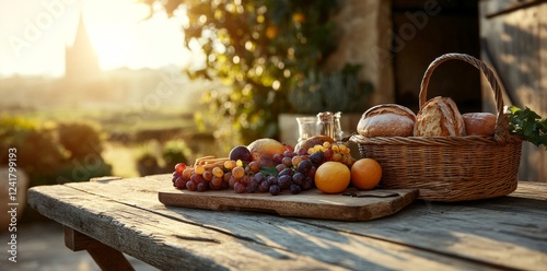 A Picnic at St Davids Cathedral, Pembrokeshire: Savoring Delicious Food photo