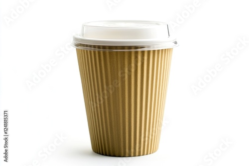 Wallpaper Mural A standard-sized coffee cup with a removable lid, ideal for daily use or as a decorative item Torontodigital.ca