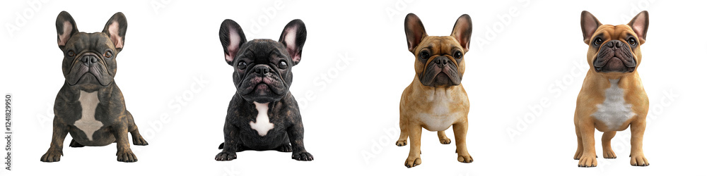 French Bulldog Dog PNG Set – Sitting Bulldogs with Unique Patterns French Bulldog Dog PNG Set – Sitting Bulldogs with Unique Patterns