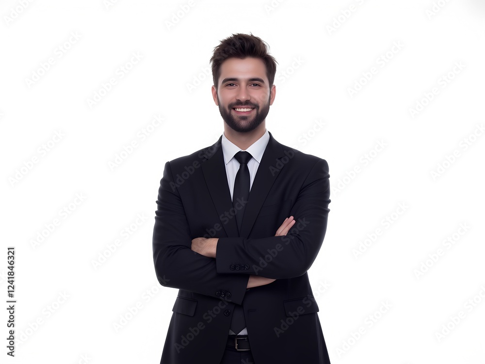 portrait of a confident man. emotion portrait of a confident man. emotion