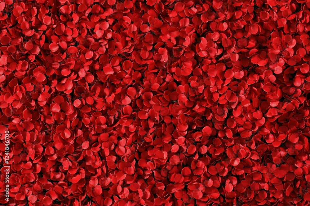 A vibrant background of scattered red petals creating a rich texture. A vibrant background of scattered red petals creating a rich texture.