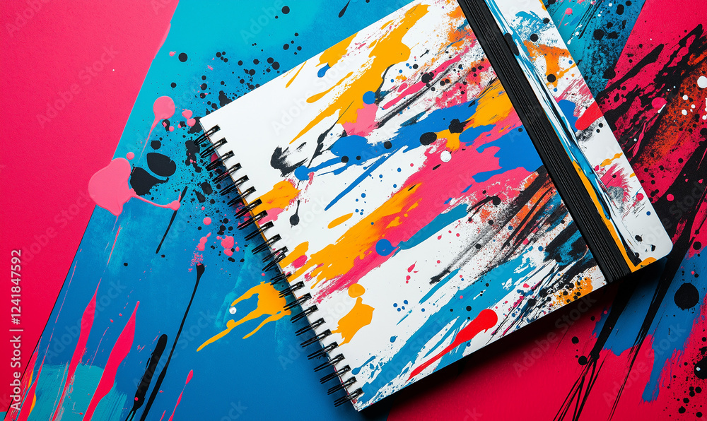 Bold Planner with Graffiti-Style Doodles and Abstract Designs – A Creative Way to Organize Your Day Bold Planner with Graffiti-Style Doodles and Abstract Designs – A Creative Way to Organize Your Day