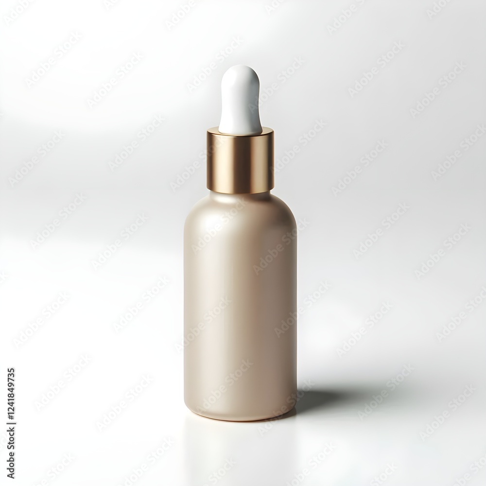 Cosmetic bottle isolated on white Cosmetic bottle isolated on white