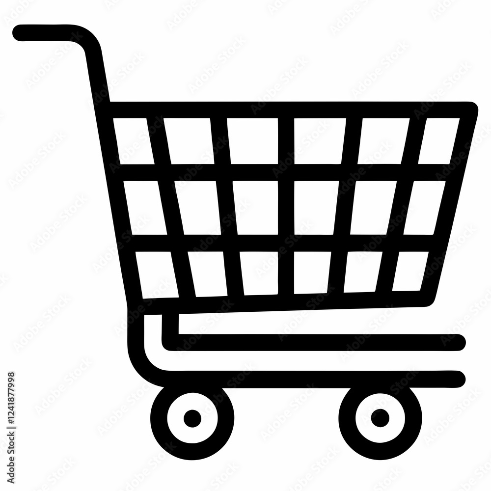 Minimalist Shopping Cart Icon: Flat Line Design for Websites and Apps ui ux buy eps svg png jpg store Minimalist Shopping Cart Icon: Flat Line Design for Websites and Apps ui ux buy eps svg png jpg store