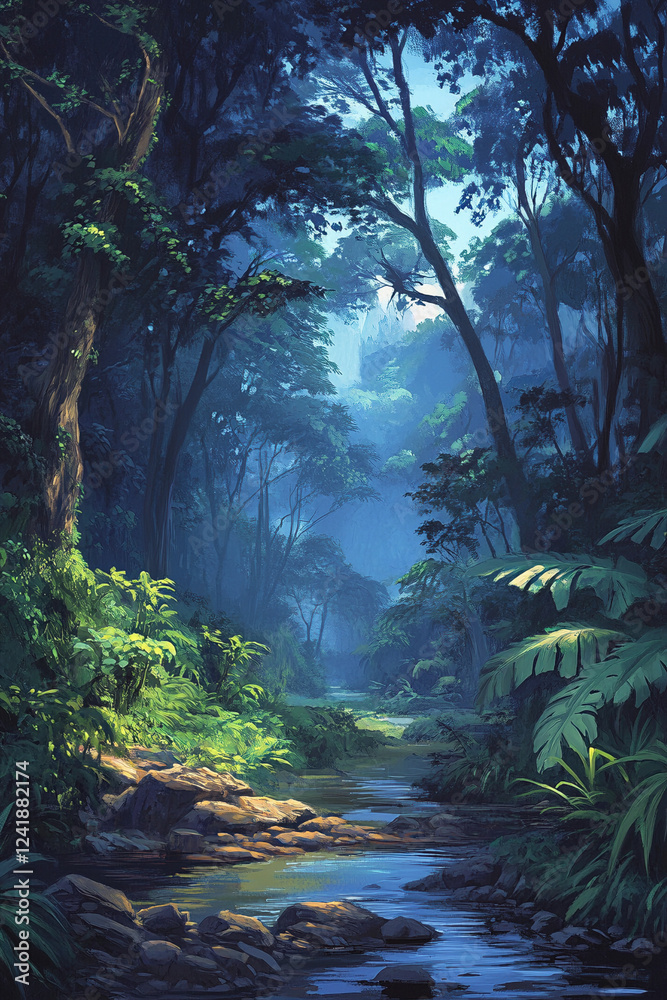 Fototapeta premium forest in the morning