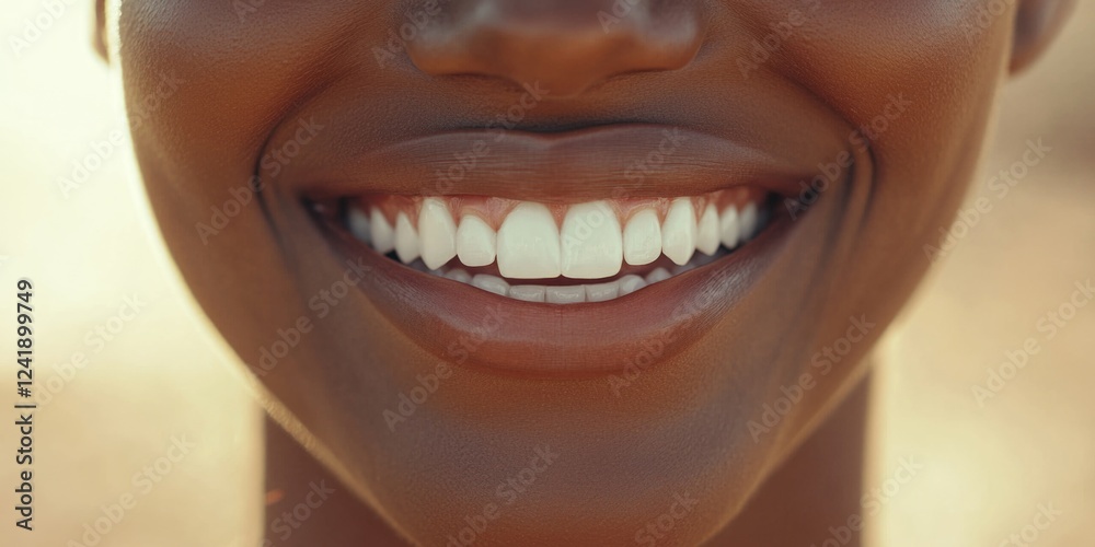 Naklejka premium Happy Smiling Woman