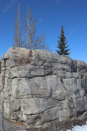 Buffalo Rubbin Stone is made by glacier