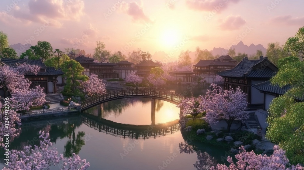 Fototapeta premium beautiful nature landscape panoramic photo