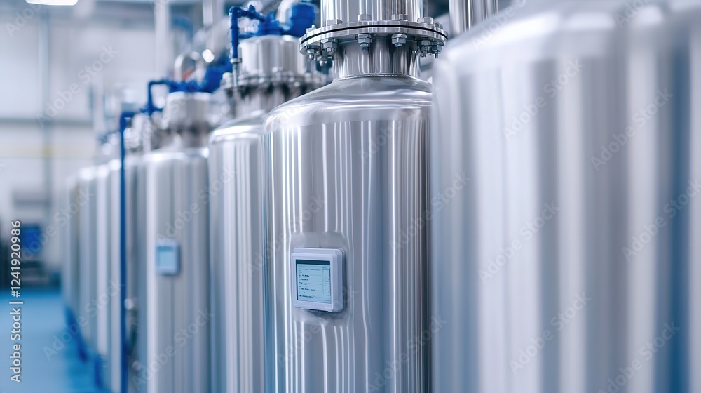 Innovative eco-friendly systems industrial photography of sustainable manufacturing