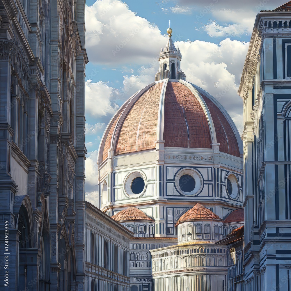 Fototapeta premium Dome of Florence Cathedral
