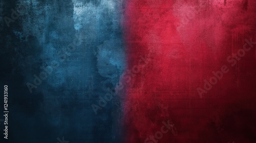 Dark red and blue grunge textured background with subtle noise gradient