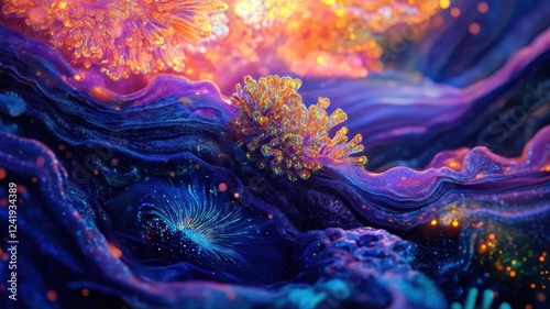 Close-up of vibrant coral p...
