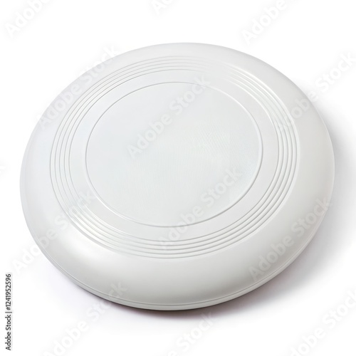 Frisbee Mockup on Minimalistic Background.