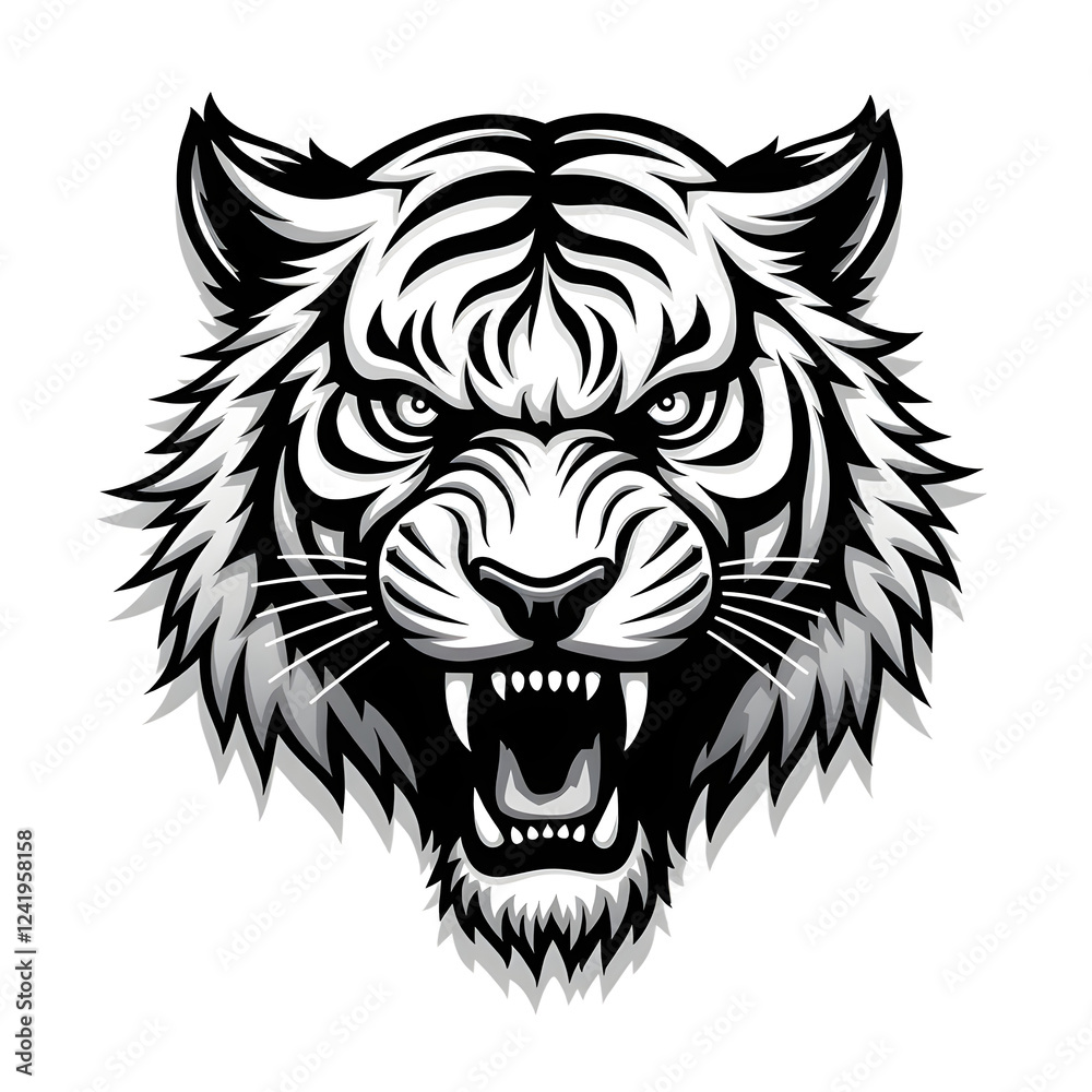 Fototapeta premium head of a tiger