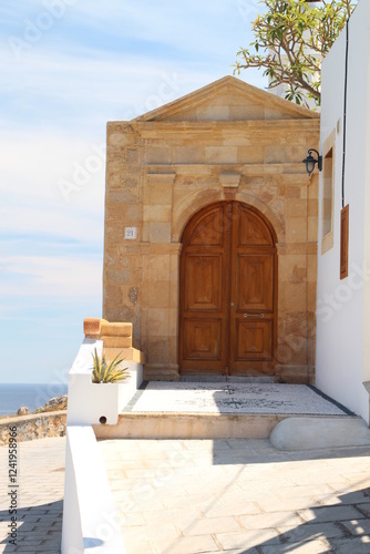 entrance to the church