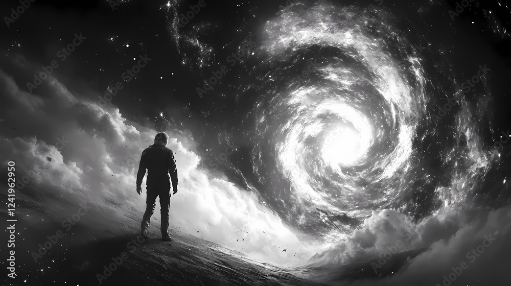 Obraz premium astronaut cosmonaut discovery