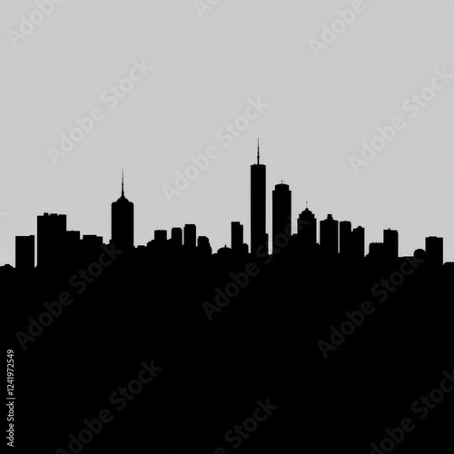 Wallpaper Mural Dramatic silhouette of a lighthouse against the backdrop of a solar eclipse silhouetted skyline cityscape architecture illustration building city vector Torontodigital.ca