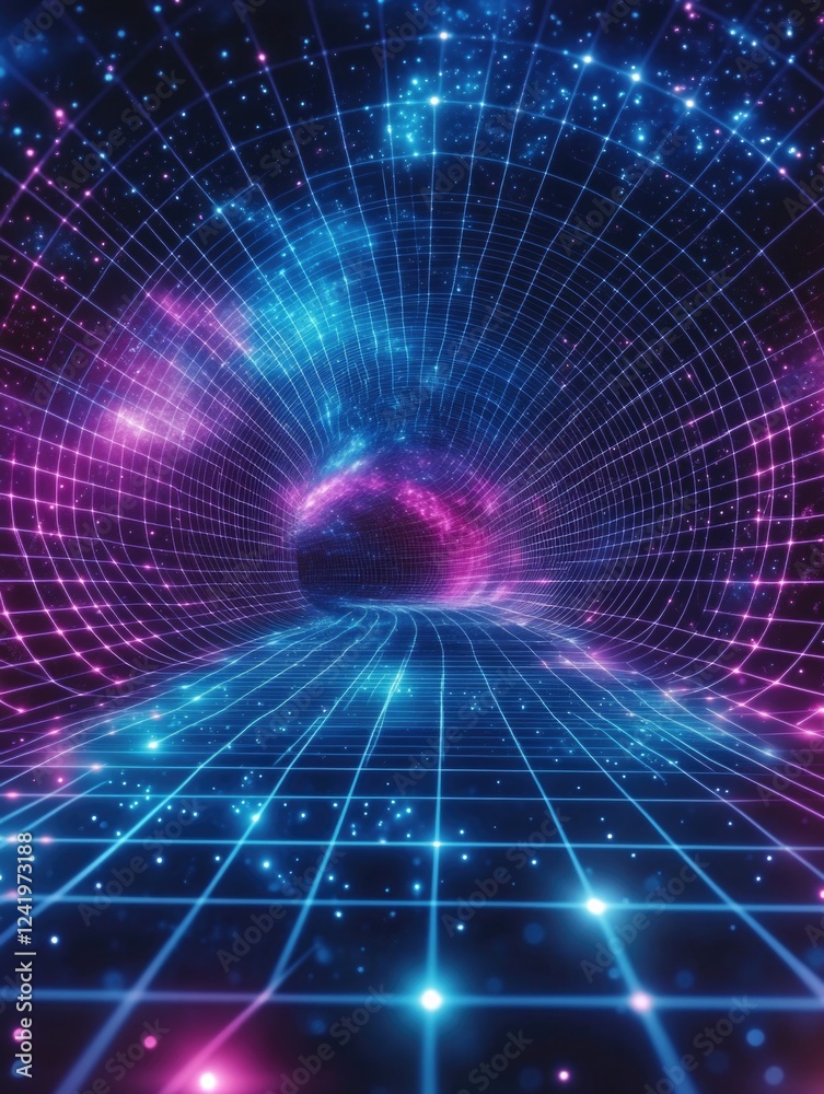 Obraz premium Cosmic Wormhole