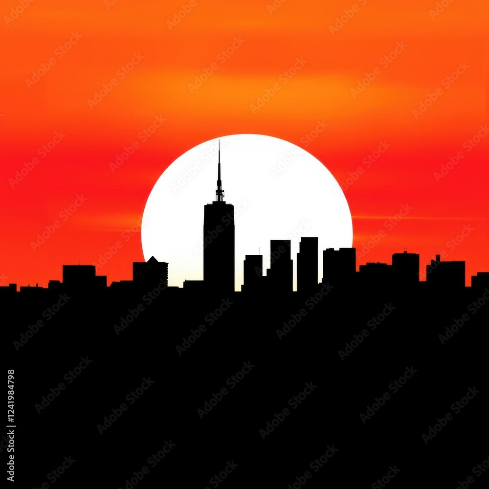 San francisco transparent layers gradient landmarks skyline silhouetted skyline cityscape architecture illustration building city vector