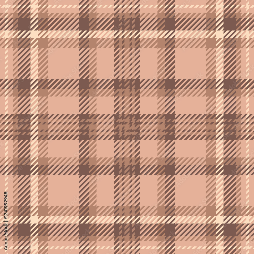 Place pattern plaid seamless, revival check tartan fabric. Artwork background textile texture vector in orange and red colors. Place pattern plaid seamless, revival check tartan fabric. Artwork background textile texture vector in orange and red colors.