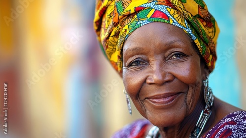Smiling Portrait of an Elde...