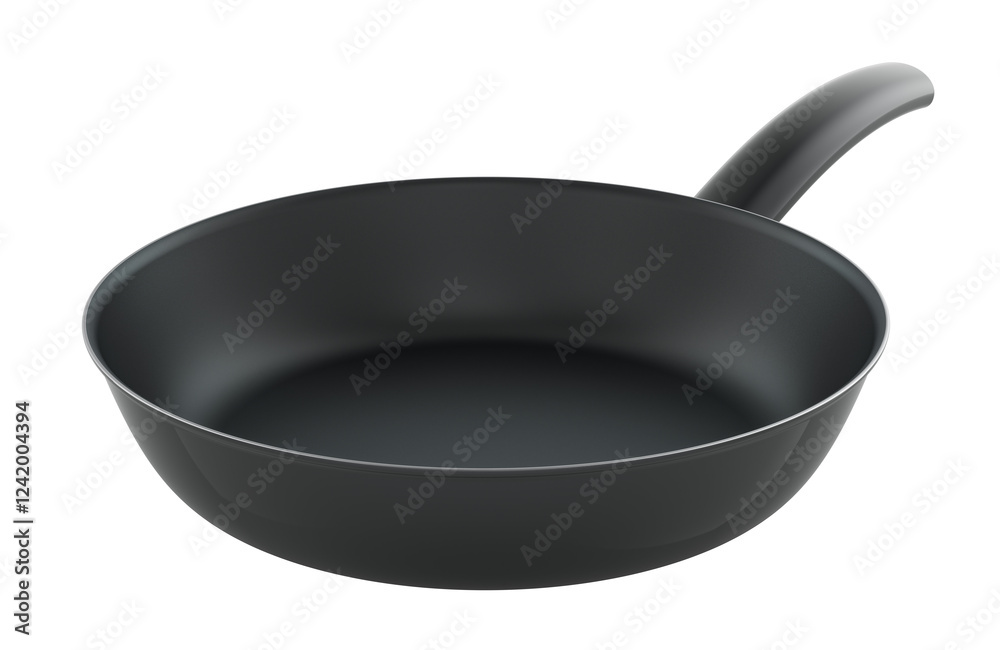 Non-Stick Frypan, 3D rendering isolated on transparent background Non-Stick Frypan, 3D rendering isolated on transparent background