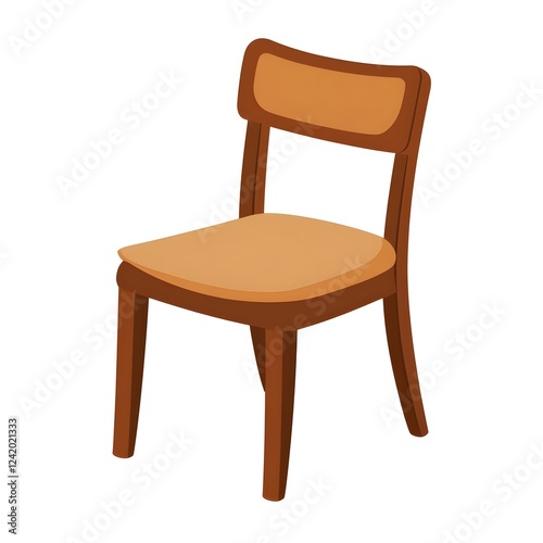 Wallpaper Mural Simple Wooden Chair home decoration  interior furniture Torontodigital.ca