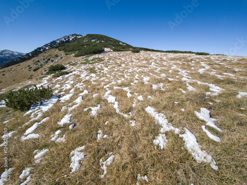 Autumn landscape of Rila Mountain, Bulgaria photo