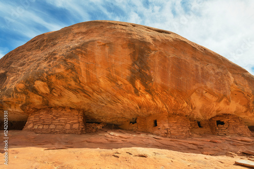 House on Fire Ruins Mule Canyon Cedar Mesa Bears Ears National Monument, Utah. photo