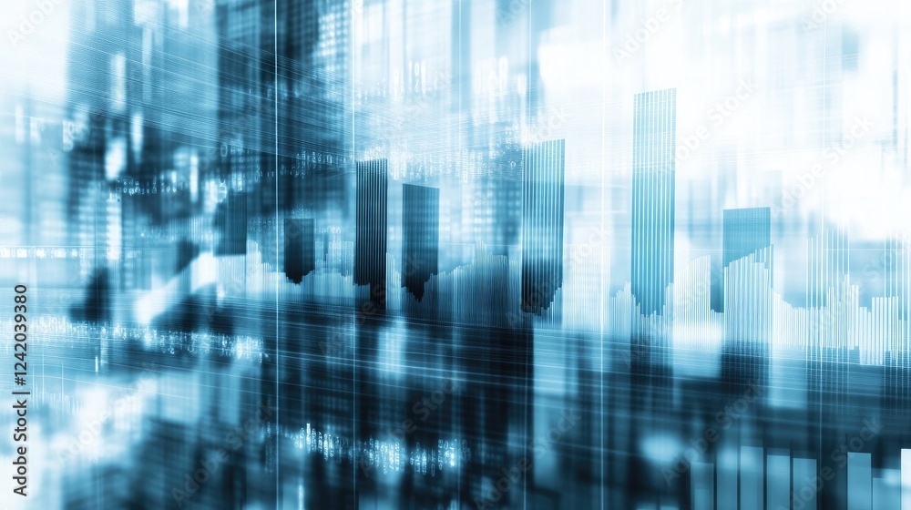 An ascending bar chart in corporate blue and gray on a white background, symbolizing consistent growth in banking metrics An ascending bar chart in corporate blue and gray on a white background, symbolizing consistent growth in banking metrics