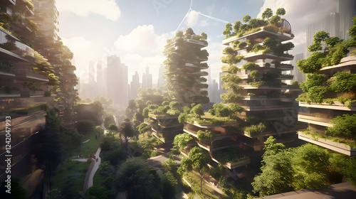 Green Futuristic Cities