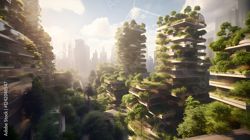 Green Futuristic Cities