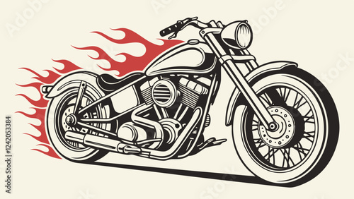 Motorcycle & Biker Lifestyle Illustration