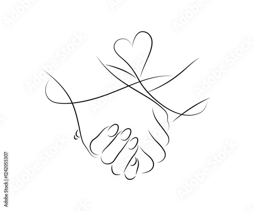 two hands holding each other. strong love. sexual relations. flirting and advances.concept of love