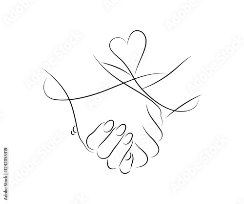 two hands holding each other. strong love. sexual relations. flirting and advances.concept of love